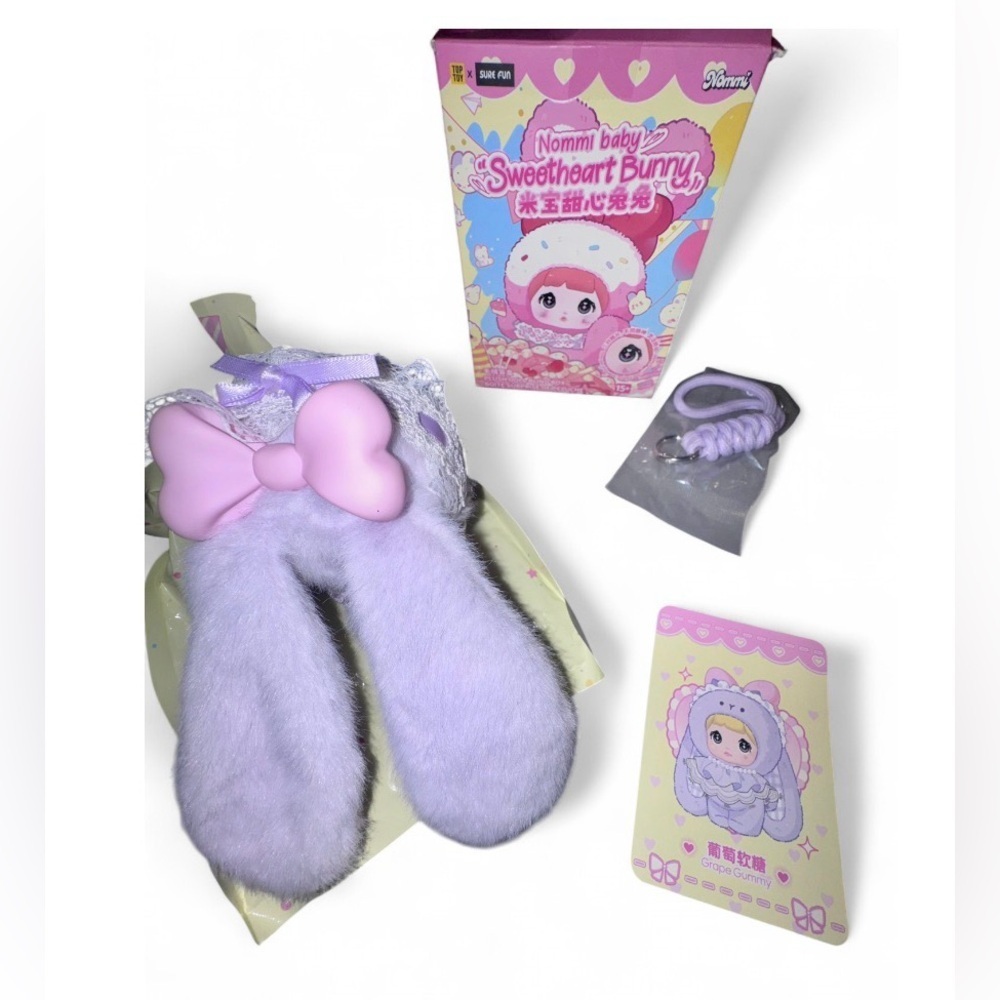 Nommi Baby Sweetheart Bunny – Grape Gummy (Opened, Unused) 🍇🐰 - Picture 6 of 6